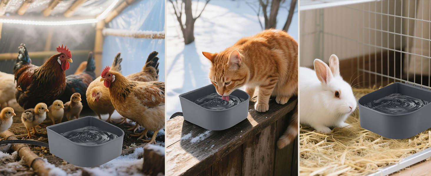 Підігрівальна пляшка для води для собак у зимовий період, сіра | NAMSAN