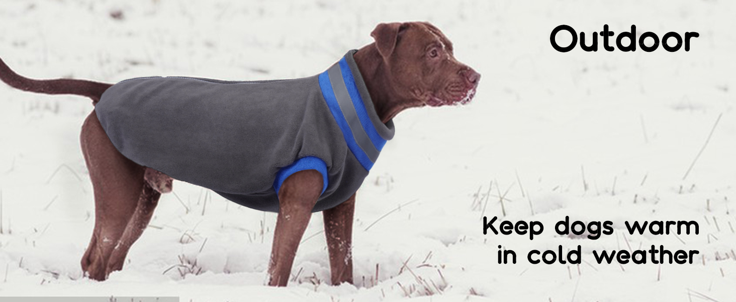 Пуловер для собак великих порід, тепла куртка з флісу, зимовий костюм для дому та вулиці (сірий, 2XL) XXL сірий