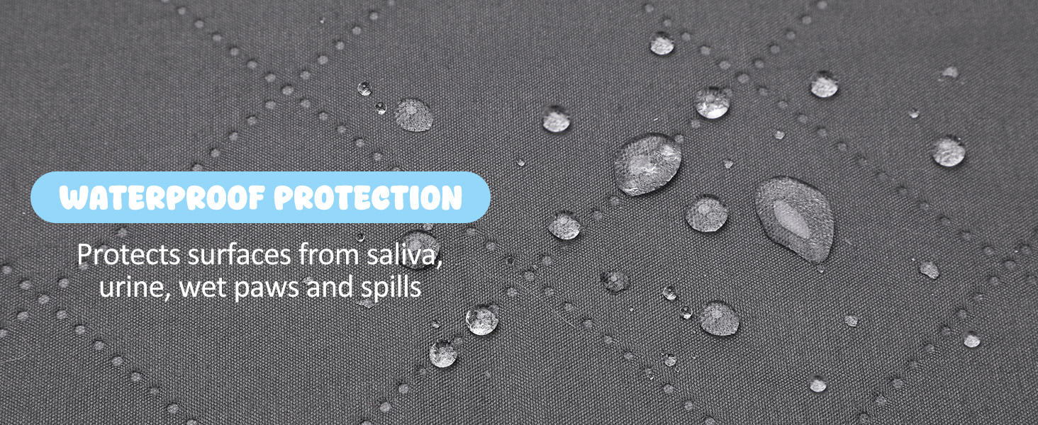Водонепроникний килимок для собак на диван, ліжко та авто - котячий килимок, захист дивану/ліжка, двосторонній, стійкий до подряпин, можна прати, ідеально підходить для великих/маленьких собак, 203x152 см, сірий