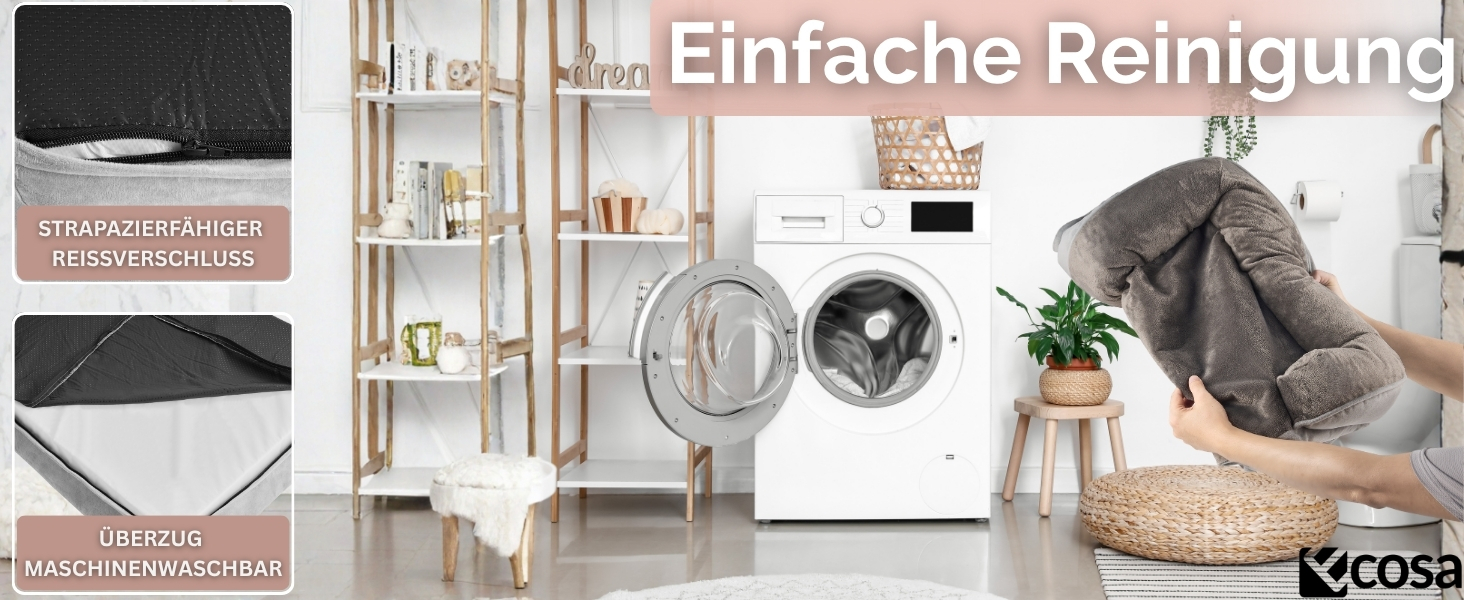 Ортопедичне ліжко для собак Ecosa®: велике, середнє, маленьке. Зручне, миється, знімний чохол