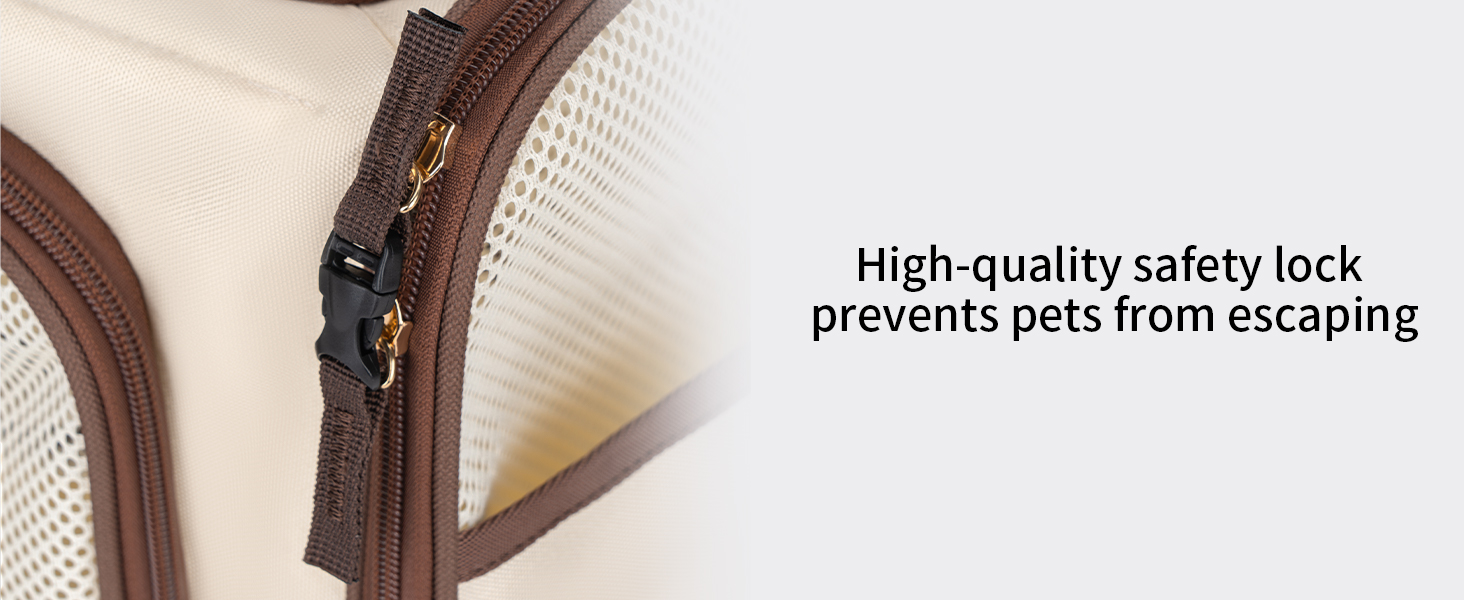 Транспортна сумка для котів Wakytu, схвалена авіакомпаніями, розширювана, м'яка переноска для кошенят та маленьких собак з великим килимком