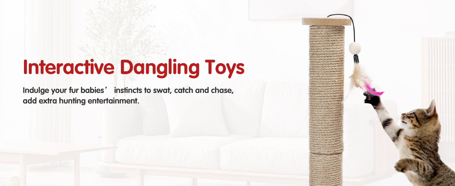 Інтерактивне котяче іграшкове комбо Nobleza 3 в 1: котячий дряпка, масажер та іграшка для дому