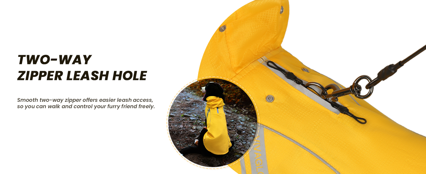 Дощовик для собак VIVAGLORY, водонепроникний, з підкладкою, для зими, XS, блакитний (обхват грудей 38.1-45.7 см)