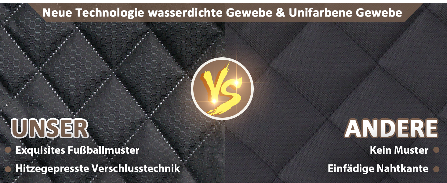 Захист для заднього сидіння автомобіля Angooni для собак - вологостійкий, неслизький, стійкий до подряпин (135×120cm) - універсальний захист для заднього сидіння 135см