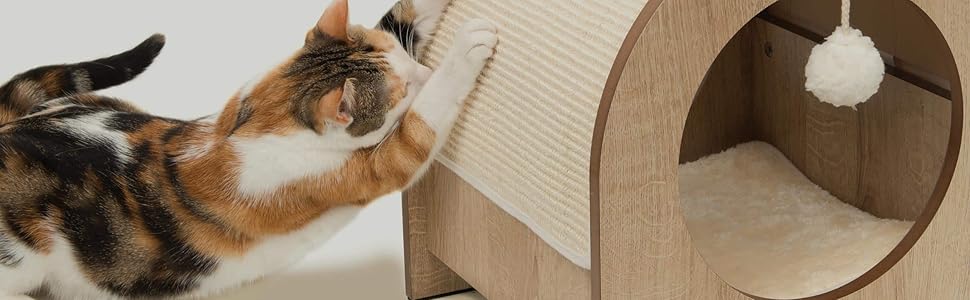 Кігтеточка Catit Kratzpappe Lounge S-подібної форми з картону та котячою м'ятою