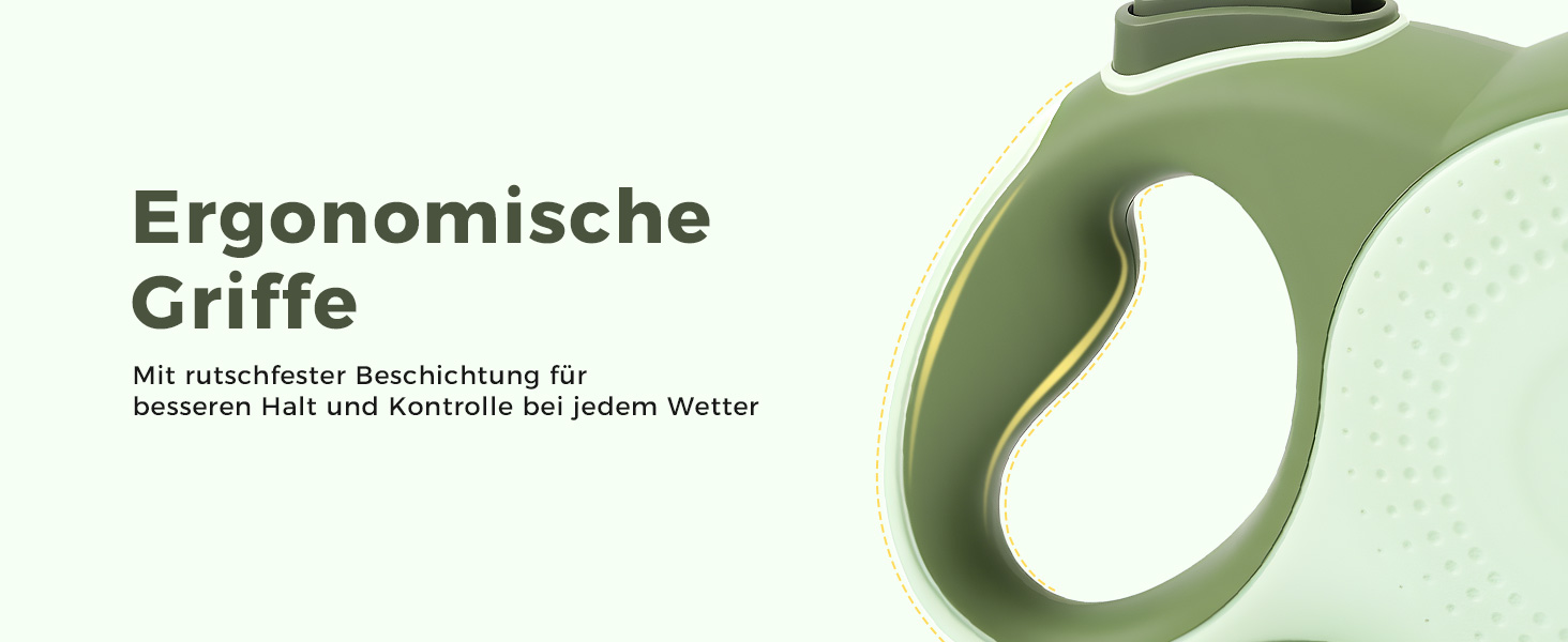Рулетка для собак BMaobbo 8м, міцна сталева лебідка, тримач для відходів, антизаплутування, швидке гальмування, для собак до 50кг, для тренувань, лісу, пляжу