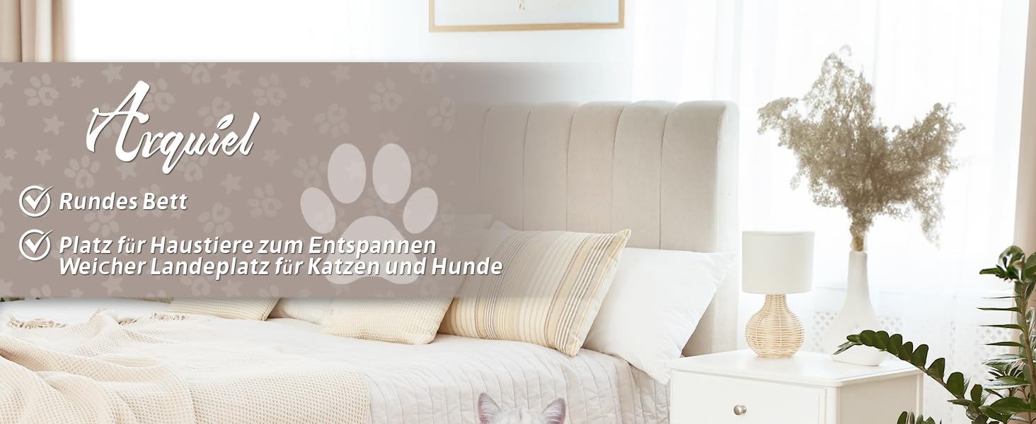 Килимок для кота, Круглий лежак для тварин, Лежанка для собак, М'який, Миючий, з антиковзким дном (Сірий, 50 x 50 см)