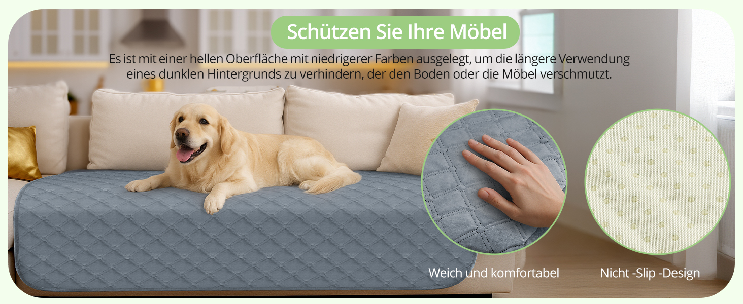 Водонепроникний коврик для собак, 137x208 см. Міцний килимок для тварин, антиковзаюча, багаторазова, можна прати в пральній машині. Захист для дивану, ліжка, автокрісла. Темно-сірий колір.