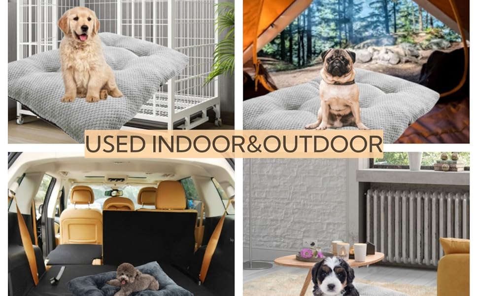 М'яка підстилка для собак Fesky: підстилка в переноску, лежанка для собак, килимок для песиків, 55x40 см сірий