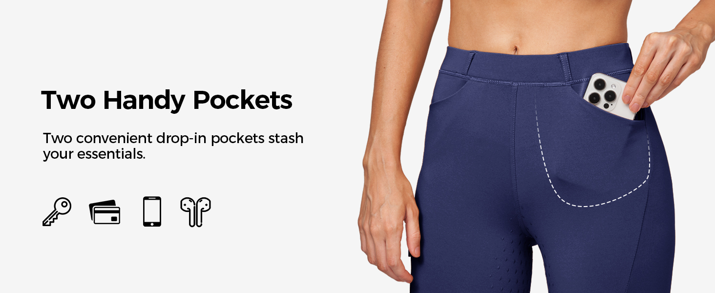 Спортивні штани для верхової їзди WILLIT Daen Reithose з флісовою підкладкою, повний силіконовий захват, кишені, петлі для ременя (M, Кофе)