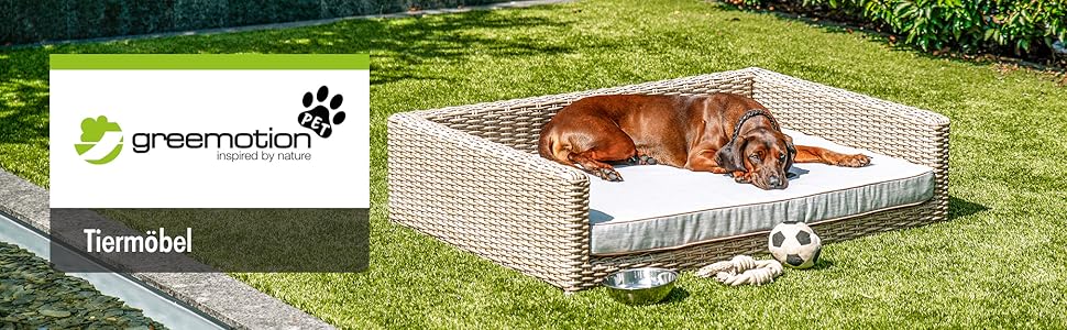 Greemotion лежанка для собак з дахом та подушкою, сірий колір, 79 x 83 x 56 см