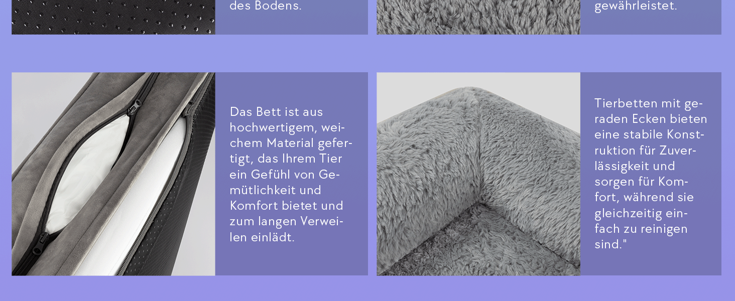 Ортопедичне собаче ліжко Normani для великих, середніх та маленьких собак - м'яке ліжко-диван з високим бортиком, колір бежевий, розмір 60x80x16 см