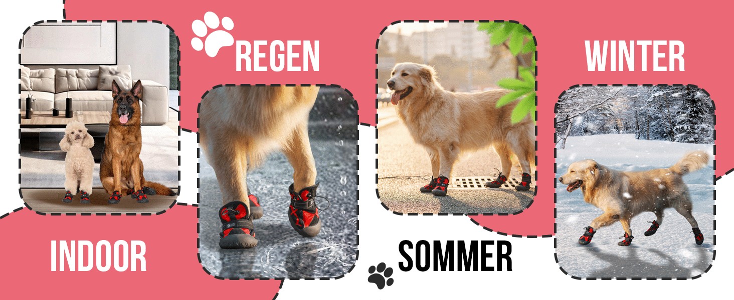 Взуття для собак Arblina Outdoor: водонепроникне, з регульованою застібкою, захист подушечок лап, для малих, середніх та великих собак