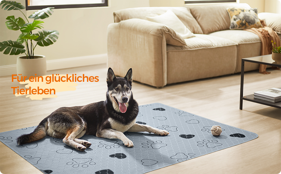 Підстилка для собак Feandrea, 2 шт., 152 x 122 см, сіра, XXL, водонепроникна, супер поглинаюча