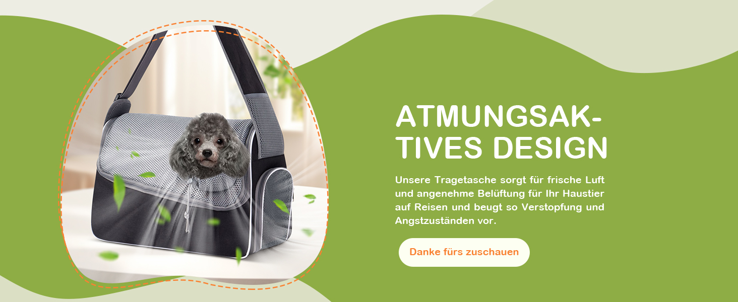 Траверс для собак ALLSOPETS: регульована переноска для маленьких собак та котів з жорстким дном та вентиляцією, сіра