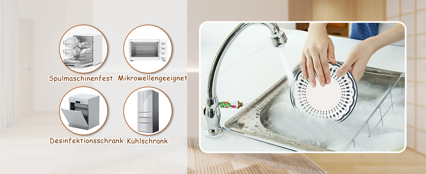 Набір мисок для котів з кераміки Katzennapf Set - 6 шт. - білий (Classic-A)