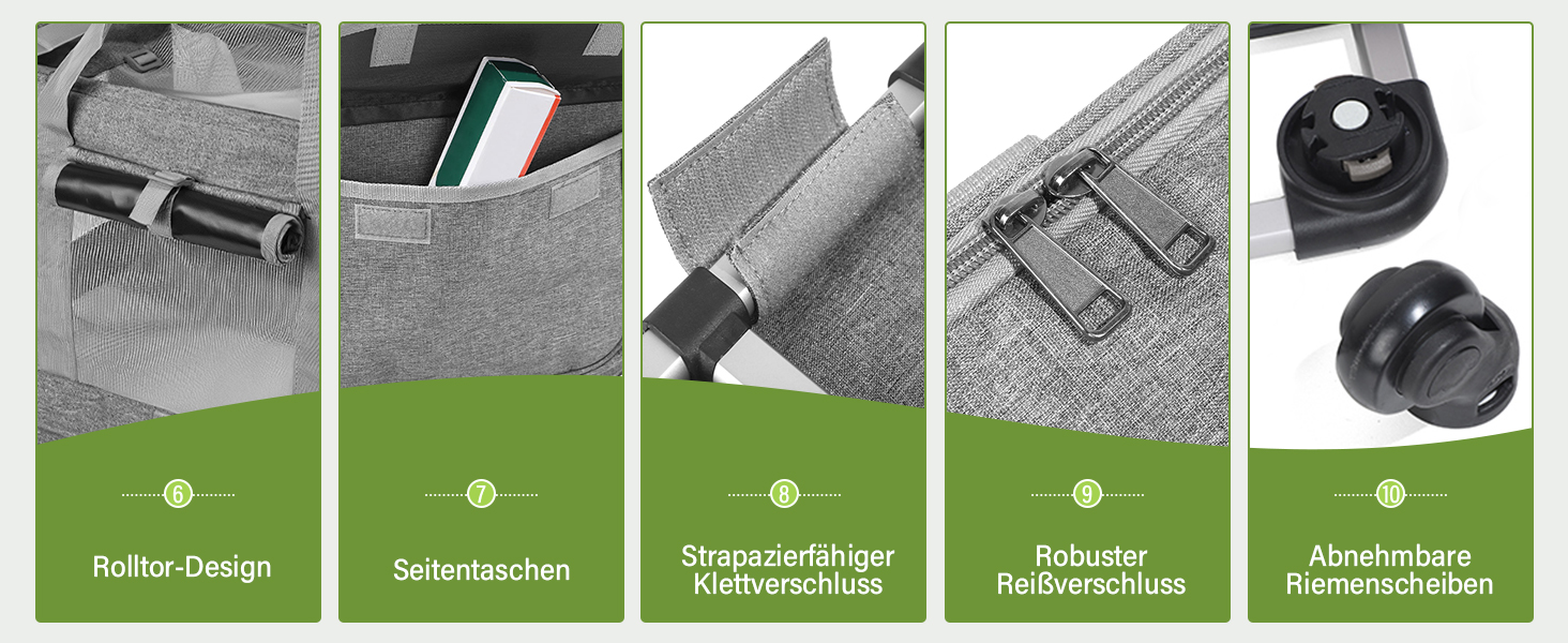 Переноска для тварин ALLSOPETS з колесами для котів та собак, сіра, для подорожей літаком