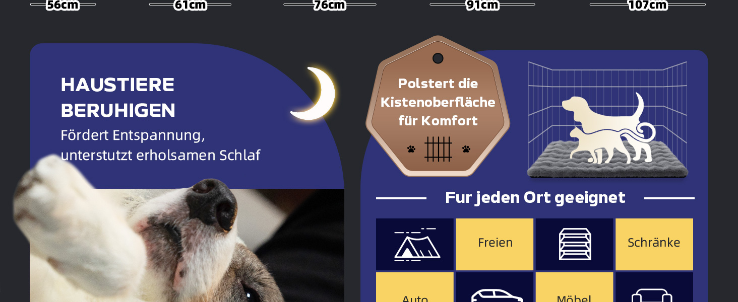 М'яке ліжко для собак Mora Pets: тепла, зручна, миюча, 91 x 60.5 см, коричневий колір