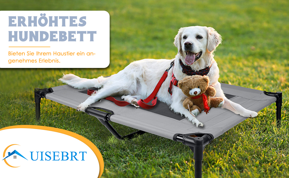 Лежанка для собак з балдахіном, велика, 92 x 76 x 92 см. Водонепроникна, з дихаючим мереживним полотном. Підходить для кемпінгу та пляжу.