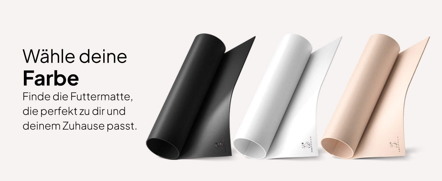 Підкладка під миску для кота Pretty PAW® 60x40 см - аксесуар для фонтану та миски Pretty Paw | неслизька та водонепроникна кормушка, захист підлоги для котів, миски для води та їжі (Сірий, Екстра Широка)