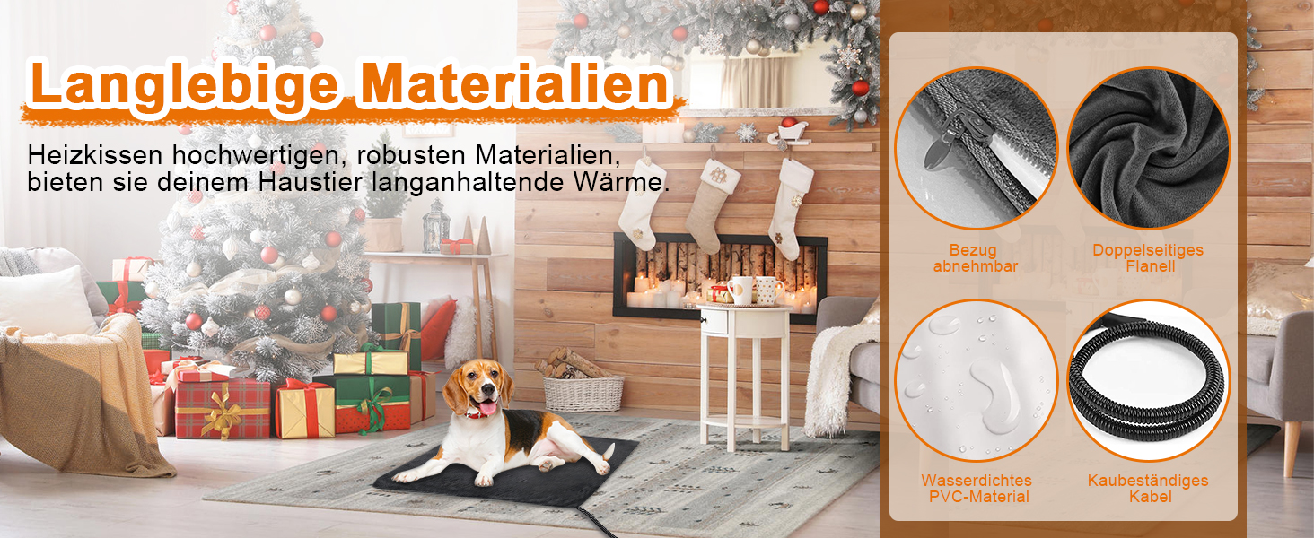 Килимок грілка для котів та собак, 30-60°C, 4 таймери, безпечний, вологостійкий, 45x45 см, сірий