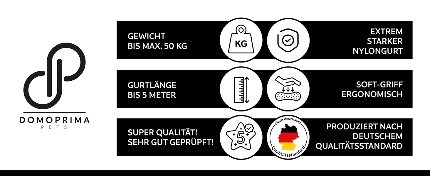 Рулетка для собак DOMOPRIMA, 3 розміри (S, M, L), 4 кольори (сірий, блакитний, зелений, рожевий) - Міцна та безпечна рулетка з відбиваючим ремінцем. Зелена, L