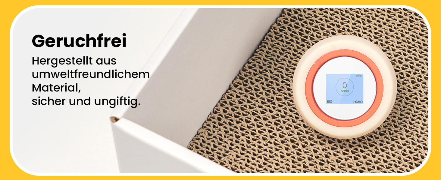 5-Piece Conlun Cat Scratch Box Set with Scratching Pad - Large, White