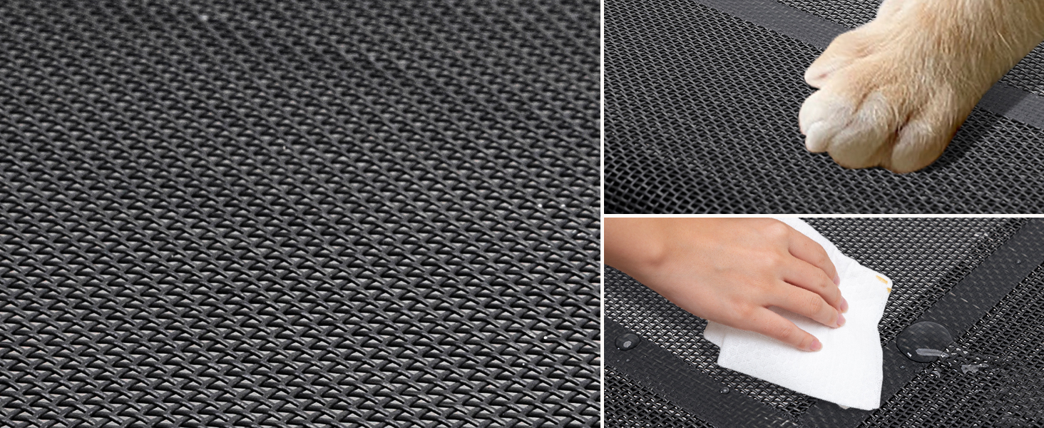 Зручне лежанка для собак Nobleza Hundeliege Outdoor, великий розмір, для вулиці та кемпінгу, з піднятим бортиком, чорний, 105x80x20 см (124x90x20 см)