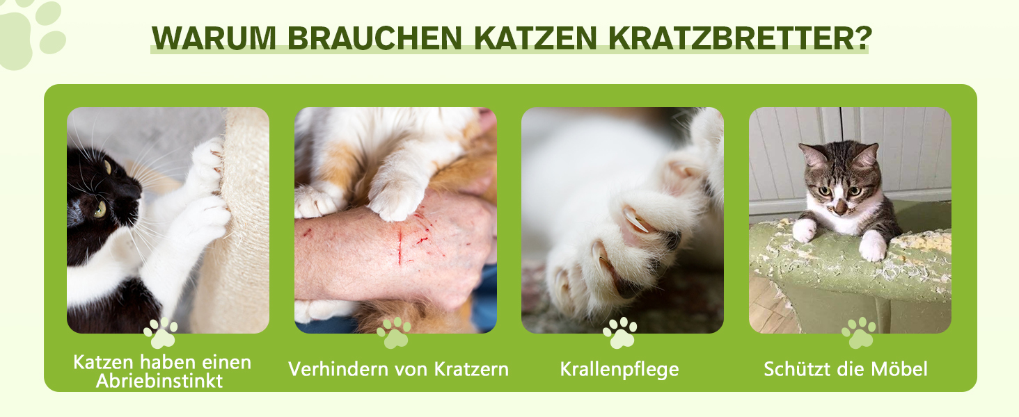 Pecute 2 шт. Когтеточки з картону для котів - набір, двосторонні, 38.5 x 20.5 см