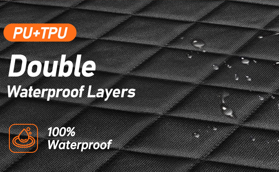 Водонепроникний килимок для собак у машину Crossarctic з жорсткою основою, захист від бруду та ковзання, для більшості авто та SUV