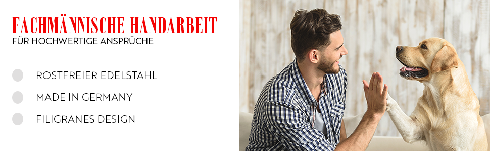 Ножиці Otto Herder для стрижки подушечок лап собак, нержавіюча сталь, 10 см