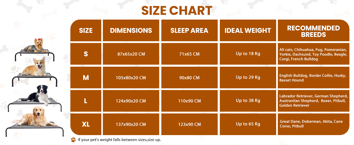Nobleza Hundeliege Outdoor: Підвищене ліжко для собак, середній розмір, для вулиці, кемпінгу, з охолодженням, сіре, M, 105x80x20 см
