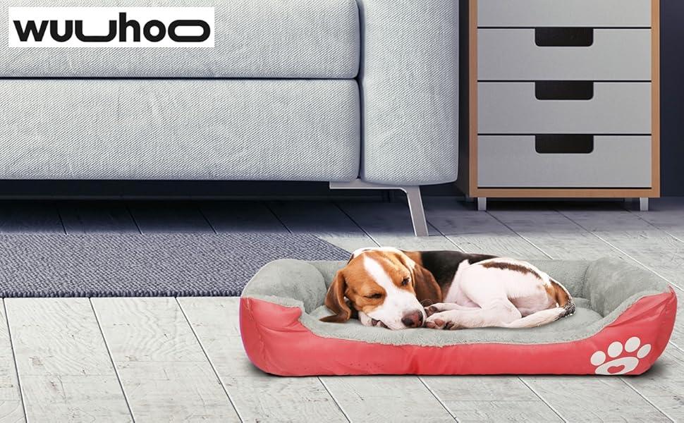 Ліжко для собак Lucky 70см, чорне: м'яке, затишне, для середніх собак, підходить для прання