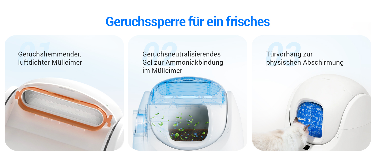 Автоматичний лоток для котів Baymax Catlink, самоочисний, моніторинг здоров'я, для котів 1.5-10 кг, для кількох котів