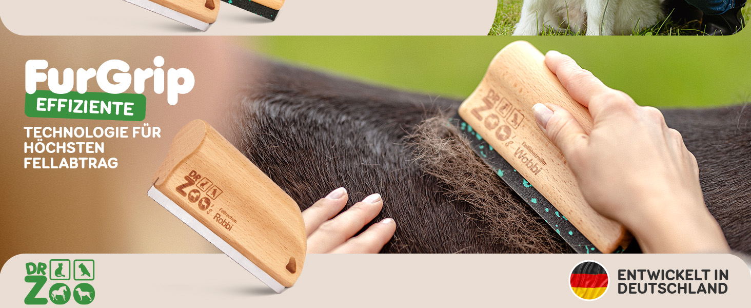 Дзеркало для коней Robbi – ефективний гребінь для зміни хутра – ідеально підходить для короткошерстих, підшерстка та догляду за конями – ергономічна щітка з нержавіючої сталі для легкого гребінню