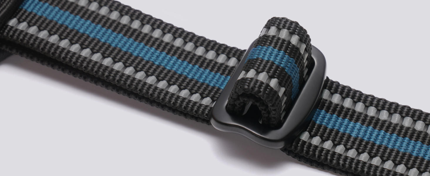 Нашийник для собак Rabbitgoo середнього розміру, анти-тяга, регульований, для великих собак, дихаючий, з світловідбиваючими смугами, безпечний, темно-зелений M (1 шт.)