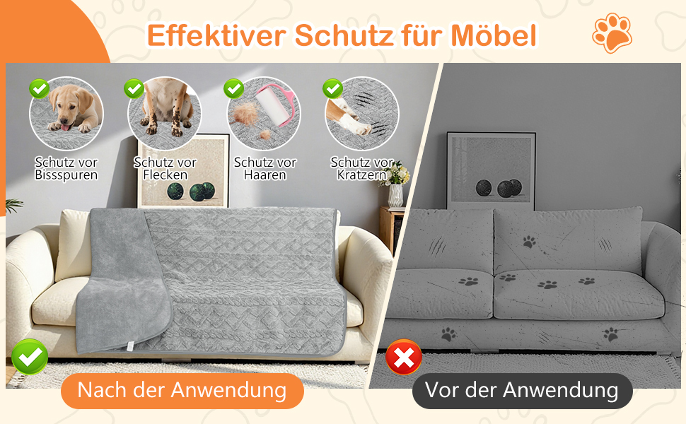 Водонепроникний плед для собак (150x128 см) - м'який та зручний для подорожей та дому