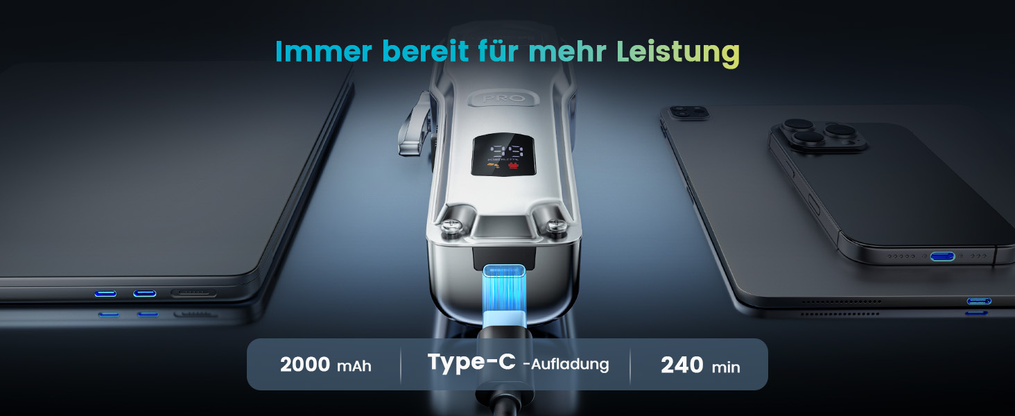 Машинка для стрижки собак з довгим та густим хутром Oneisall Profi Leise: професійна модель з нержавіючою сталею, для собак, котів та коней, час роботи до 4 годин