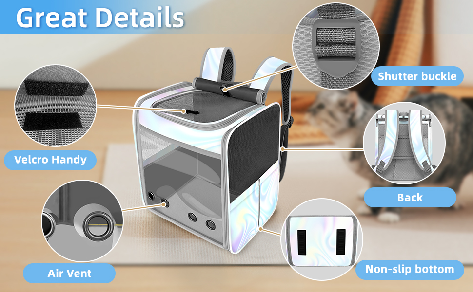 Рюкзак-переноска для котів та собак SWIHELP: безпечний та зручний для подорожей