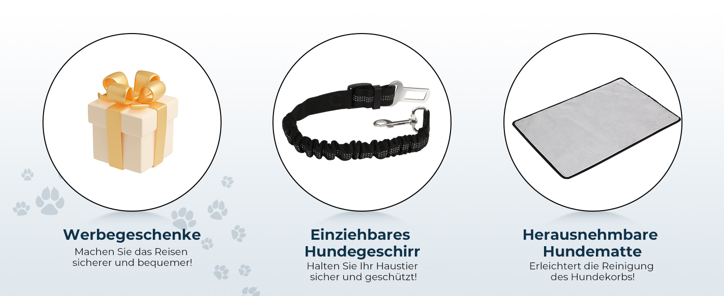 Автокрісло для собак KYG - стабільне, водовідштовхувальне, антиковзаюче, з 4 ременями, M (58x55x36 см)