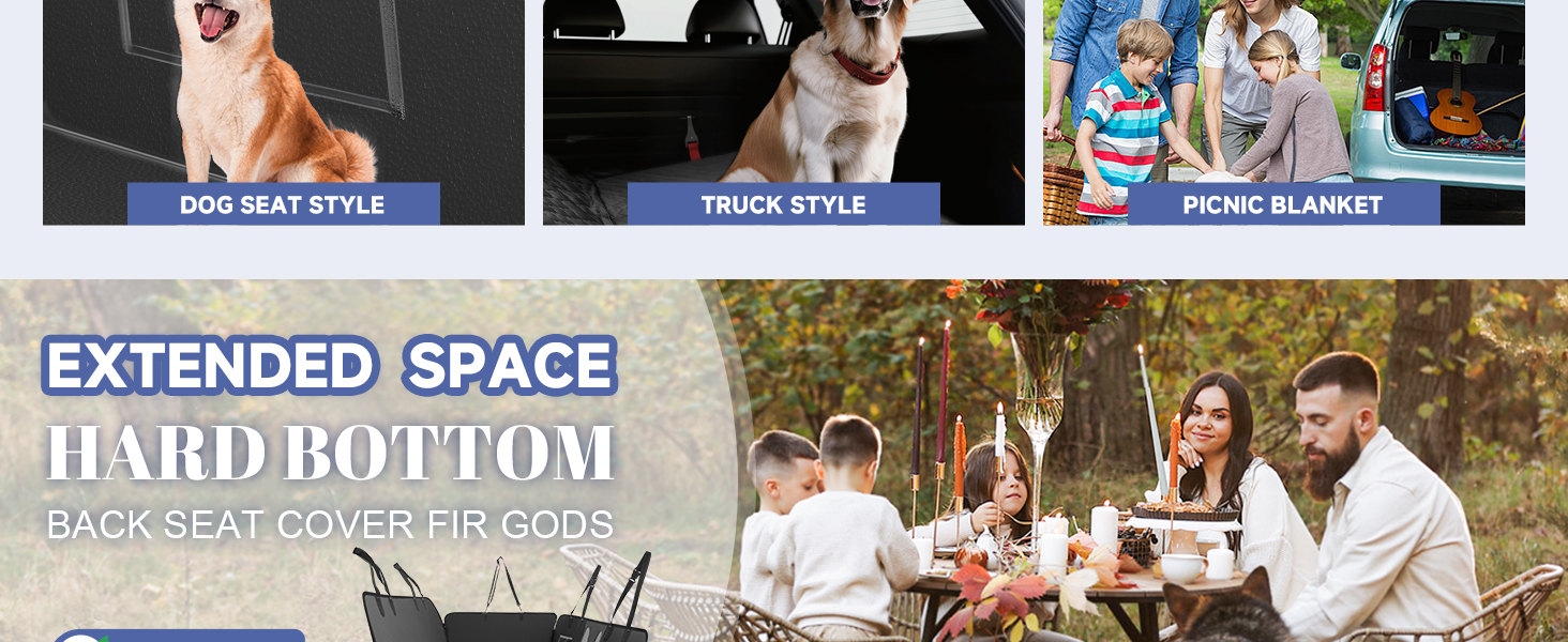 Захисний чохол на сидіння для собак Dorifine з PU-шкіри для заднього сидіння автомобіля. Підходить для собак вагою до 180 кг, 100% водонепроникний, стійкий до подряпин та ковзання. Розмір M (132 x 63 см).