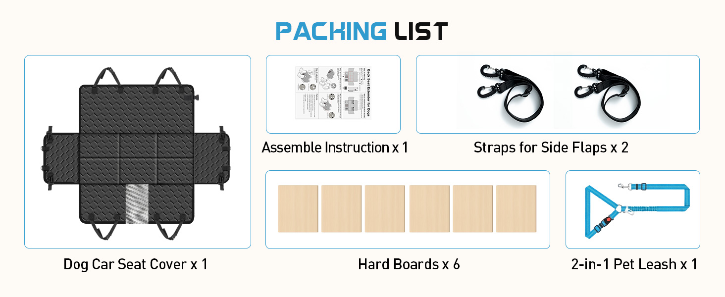 Водонепроникний килимок для собак у машину, XXL, помаранчевий - захист заднього сидіння