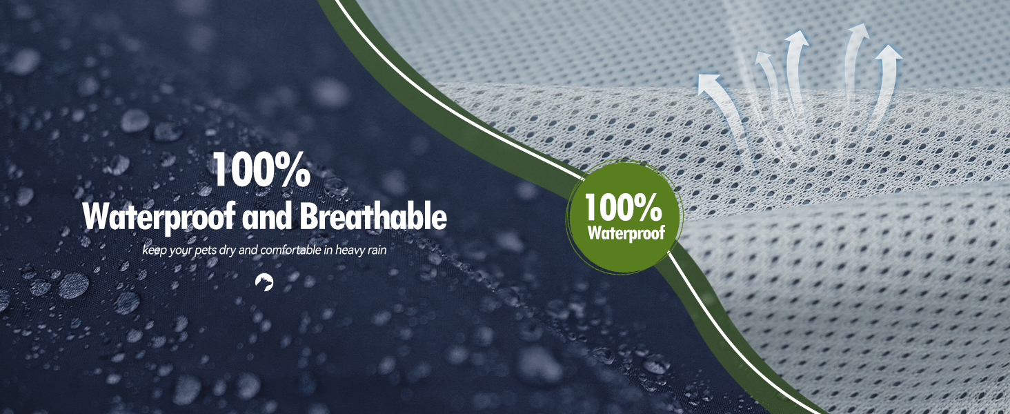 Дощовик для собак Zellar Hunderegenmantel з капюшоном, отвором для коміра та світловідбиваючими смугами, ультралегкий, дихаючий, 100% водонепроникний, синій, 6XL