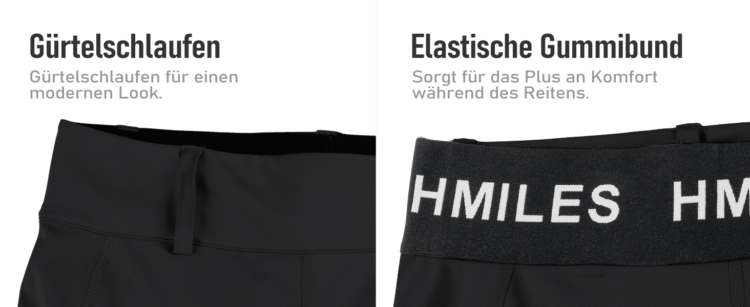 Легінси для верхової їзди HMILES для жінок, повний силіконовий покриття, висока талія, еластичні, з кишенею для телефону та петлями для ременя, сірі, розмір S