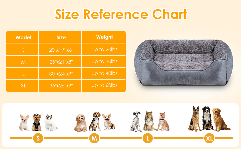 Крісло-ліжко для собак великих порід, м'яке, тепле, сіре, 76x61x23 см, з антиковзною основою