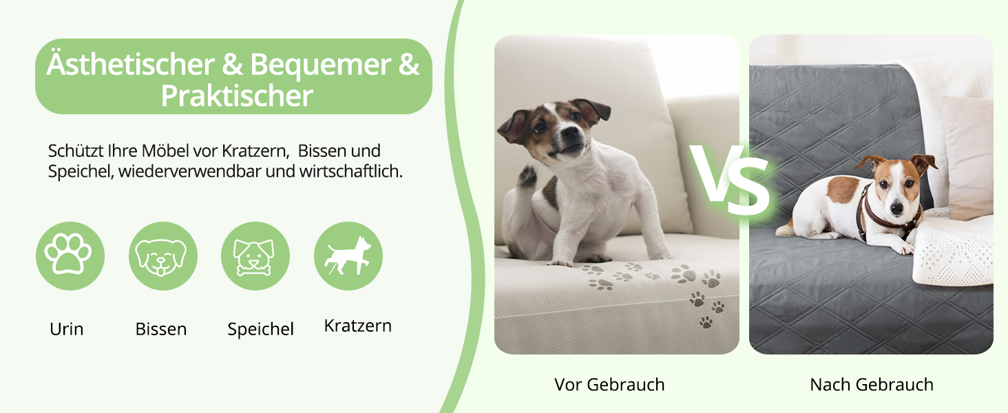 Водонепроникний килимок для собак, неслизька підстилка для тварин, килимок для котів, миючий, для захисту дивану, ліжка, автокрісла (темно-сірий, 76 x 190 см)
