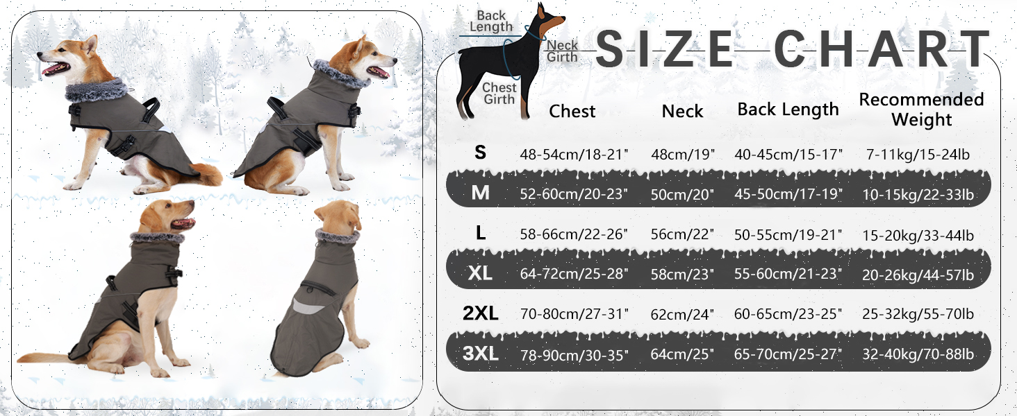 Водонепроникний собачий дощовик LIANZIMAU з шлейкою. Зимовий собачий теплий костюм, флісова куртка, світловідбиваюча сорочка для собак. Підходить для малих, середніх та великих собак. Колір: сірий-зелений