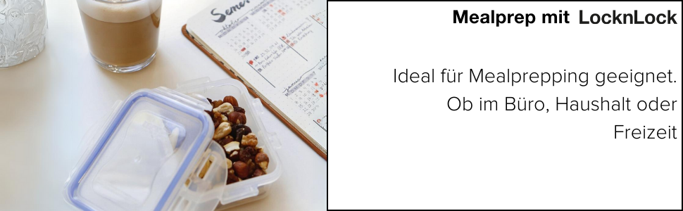 LocknLock Küchen Caddy 12L: Контейнер для зберігання продуктів з кришкою | 35 x 23 x 27 см