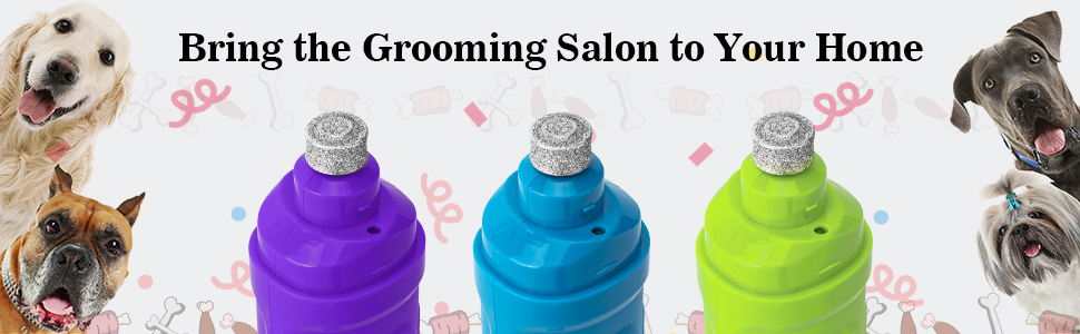 Шліфувальник для собак Bousnic Krallenschleifer: тиха електрична пилка для нігтів з LED-підсвічуванням, 2 швидкості, для собак та котів