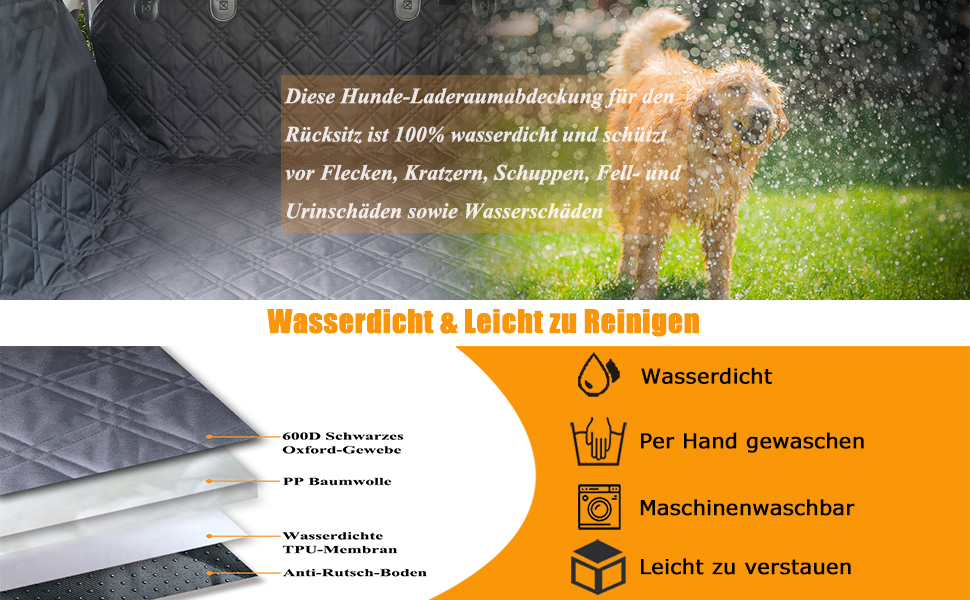 Захист для багажника автомобіля Paw Jamboree: килимок для собак, 201x134 см